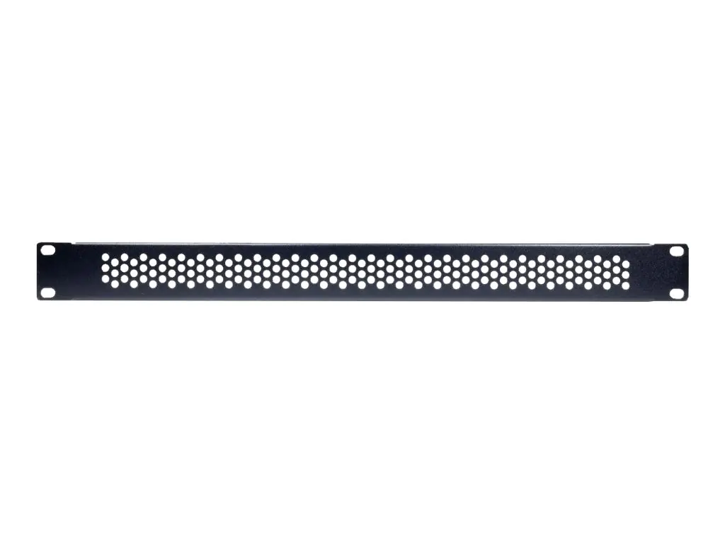 Inter-Tech PINHOLE APERTURE - Blindplatte - RAL 9005 - 1U - 48.3 cm (19")