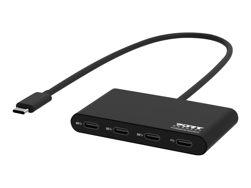 PORT Designs PORT Connect - Hub - 3 x USB-C + 1 x USB-C (Spannungsversorgung) 900147