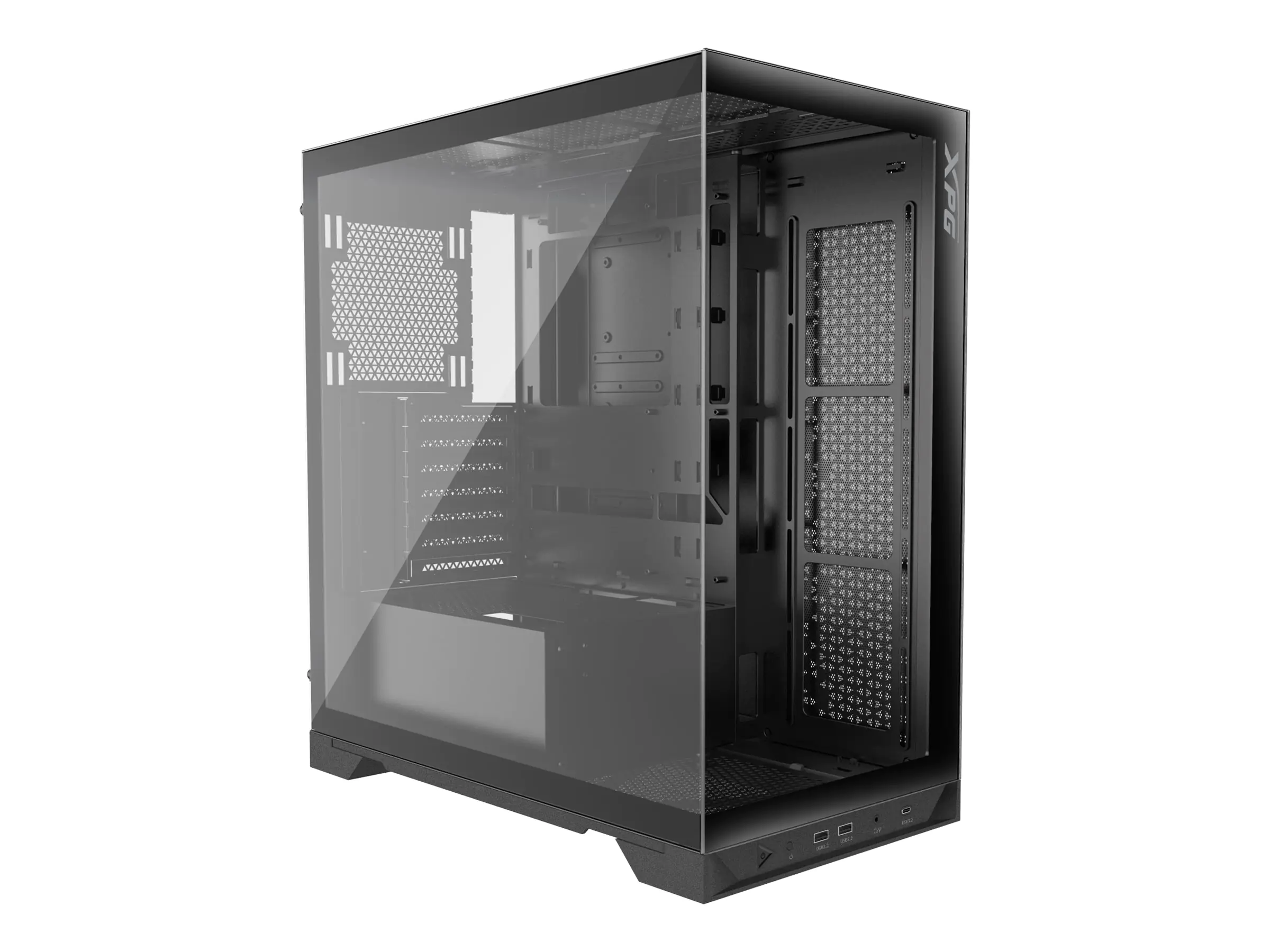 XPG Invader X - Mid tower - ATX - Seitenteil mit Fenster (gehärtetes Glas) 75261378