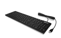 KeySonic KSK-8030 IN (CH) Industrietastatur, USB, wasserdicht IP 68, schwarz, Volle Größe (100%), Kabelgebunden, USB, QWERTZ, Schwarz 28081