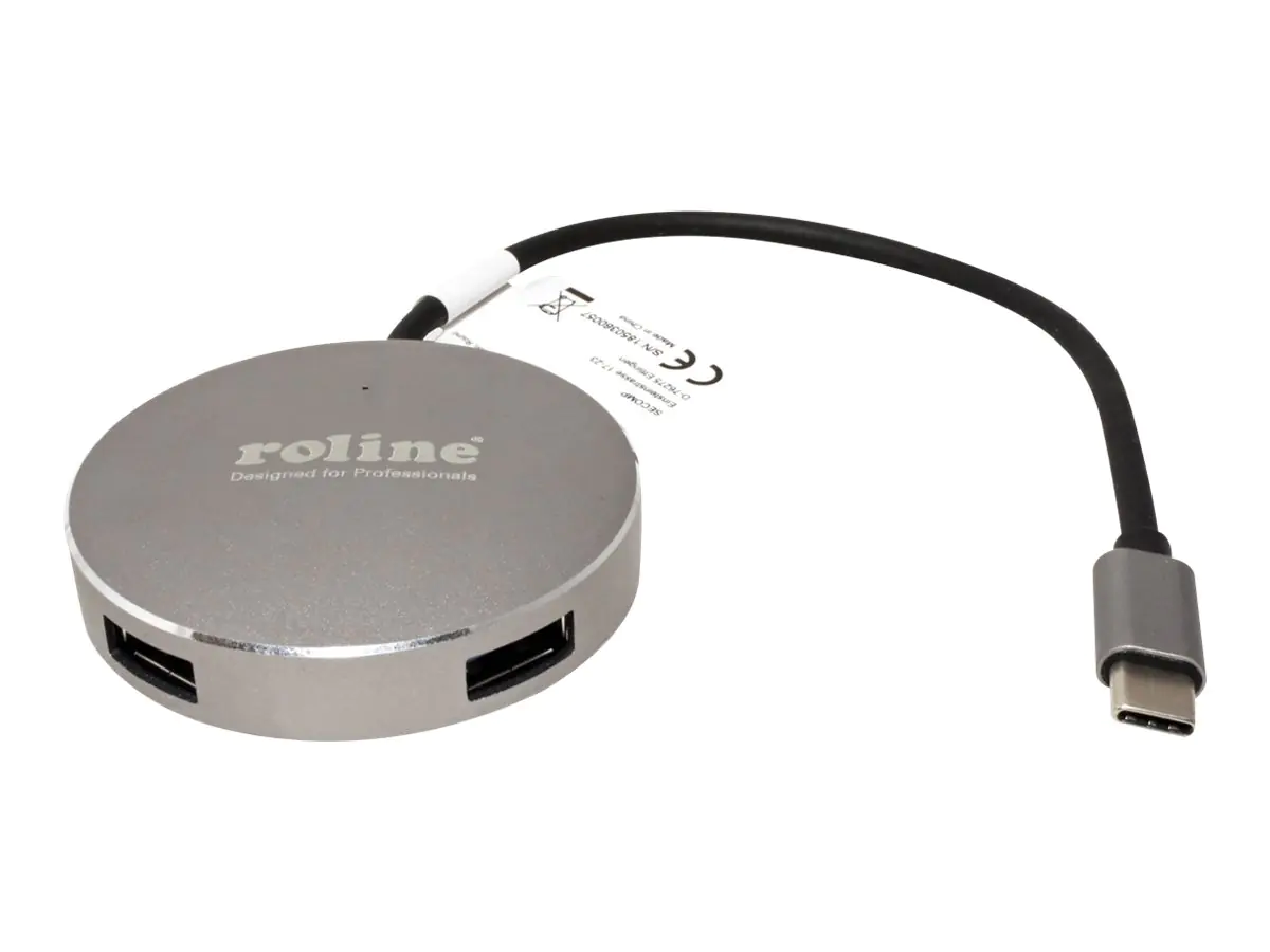 ROLINE - Hub - 4 x SuperSpeed USB 3.0 - Desktop ROLINE - Hub - 4 x SuperSpeed USB 3.0 - Desktop