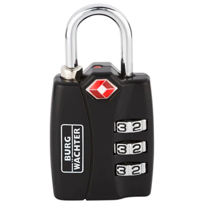 BURG-WÄCHTER Kofferschloss TSA 78 30 Zahlenkombinationsschloss 30,8 x 58,8 x 13,9 mm (B x H x T) Zink-Druck-Guss schwarz BURG-WÄCHTER Kofferschloss TSA 78 30 Zahlenkombinationsschloss 30,8 x 58,8 x 13,9 mm (B x H x T) Zink-Druck-Guss schwarz