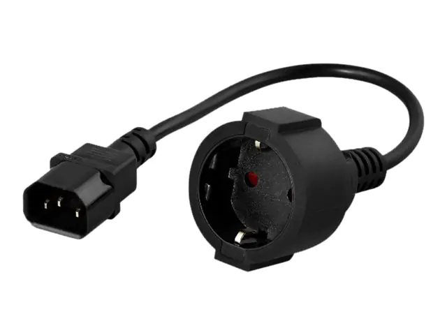 PowerWalker - Stromkabel - CEE 7/4 (W) zu IEC 60320 C14 - 10 A - 20 cm - für PowerWalker VI 1000 RLP, VI 2000 RLP, VI 3000 RLP PowerWalker - Stromkabel - CEE 7/4 (W) zu IEC 60320 C14 - 10 A - 20 cm - für PowerWalker VI 1000 RLP, VI 2000 RLP, VI 3000 RLP