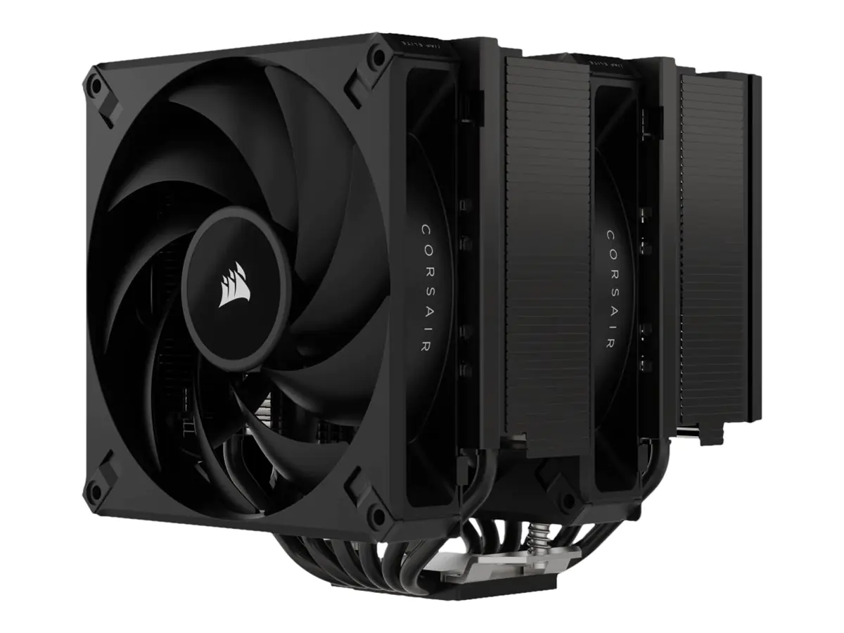 CORSAIR A115 - Prozessor-Luftkühler - (für: LGA1156, LGA1155, LGA1150, LGA1151, AM4, LGA1200, LGA1700, AM5) - Kupfersockel - 140 mm