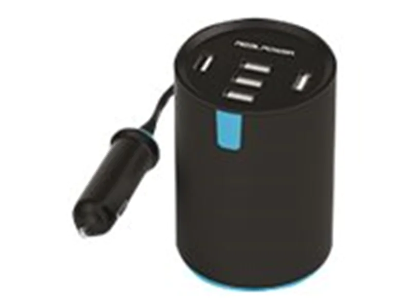 RealPower Tube 5 - Auto-Netzteil - 10 A - 5 Ausgabeanschlussstellen (USB) 195445