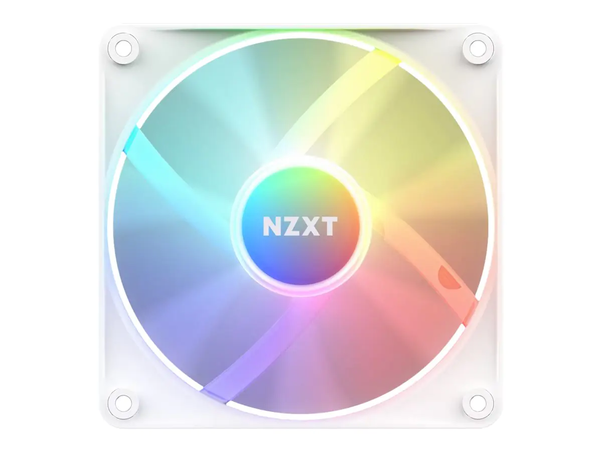 NZXT F Series F120 RGB Core - Gehäuselüfter - 120 mm - weiß