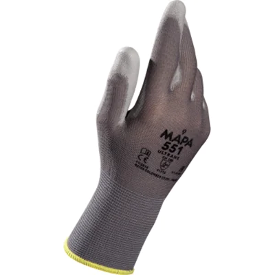 MAPA Arbeitshandschuh Ultrane 551 9 II Polyurethanschaumstoff grau MAPA Arbeitshandschuh Ultrane 551 9 II Polyurethanschaumstoff grau