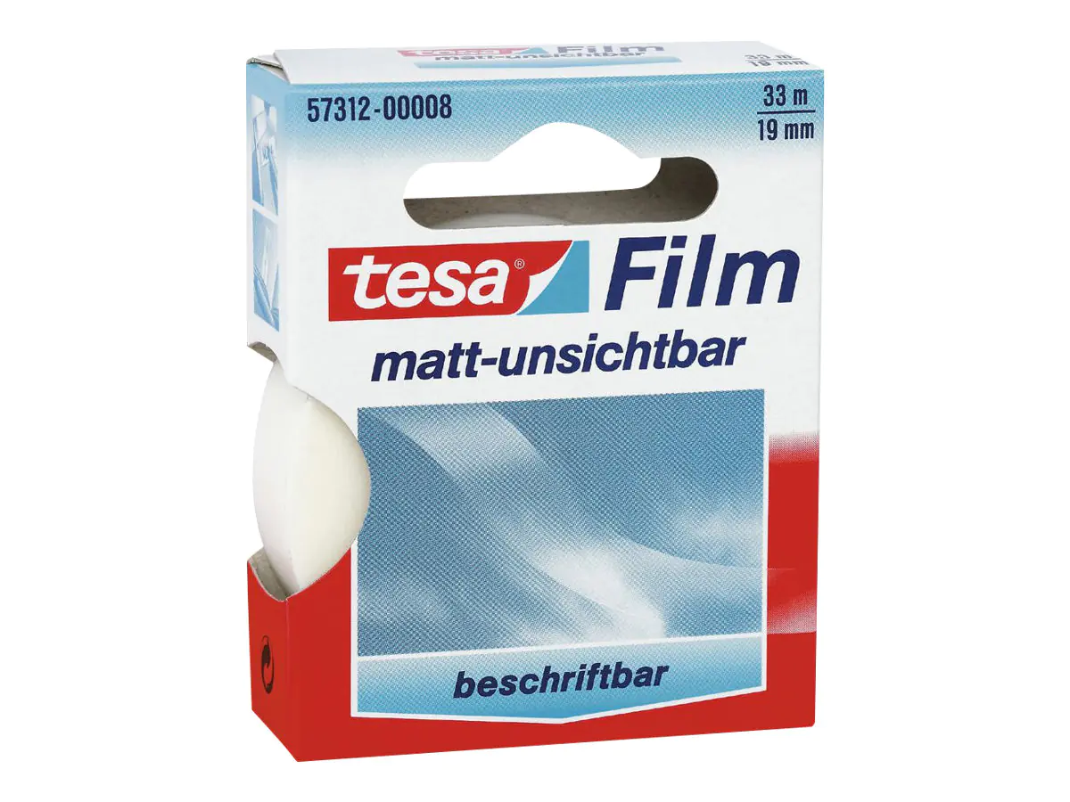 Tesa Tesafilm Invisible - Büro-Klebeband - 19 mm x 57312-00008