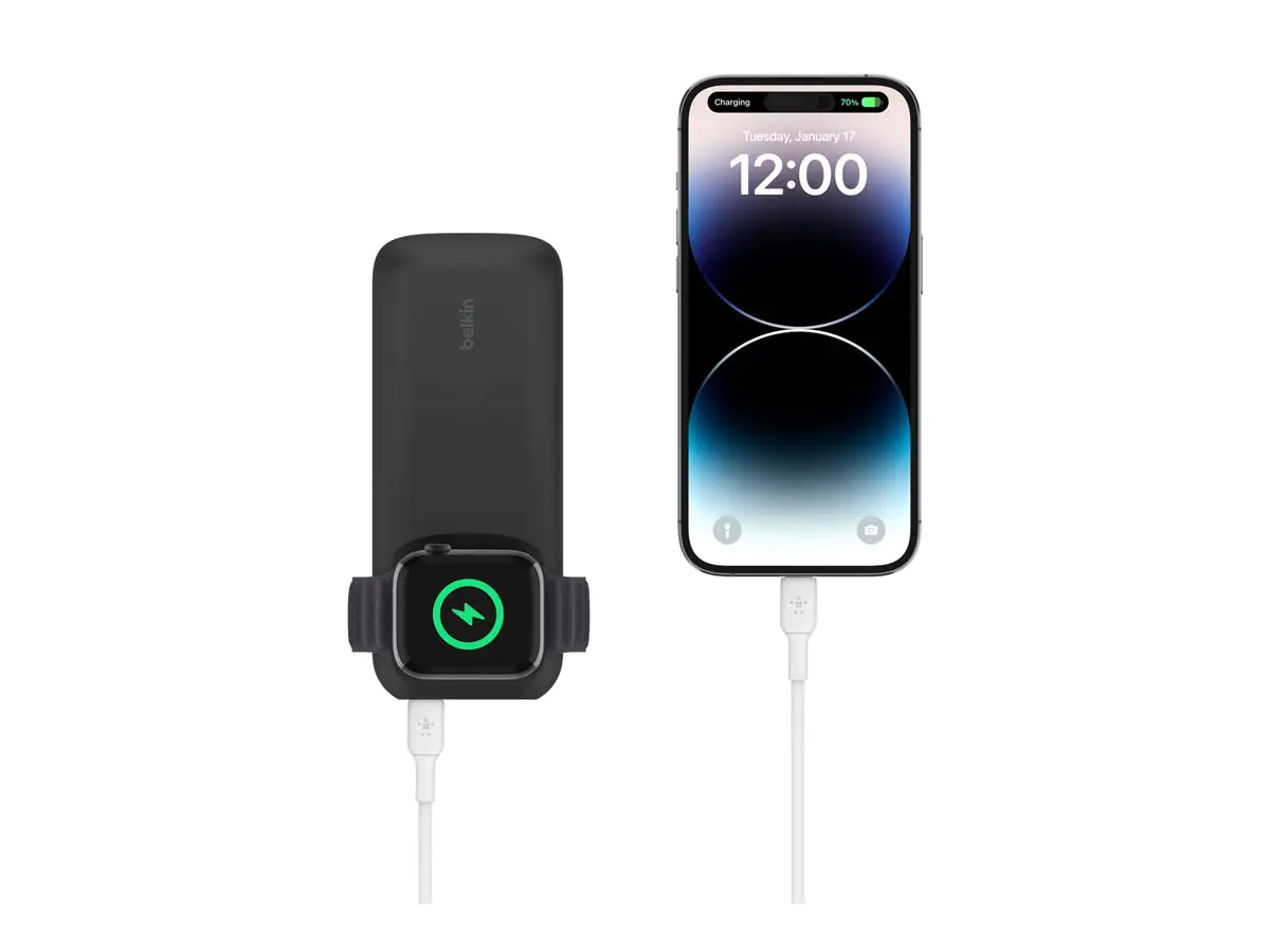 Belkin BoostCharge Pro - Induktive Power Bank - 10000 mAh - 20 Watt - PD 3.0, Fast Charge (magnetisch, USB-C) BPD005BTBK