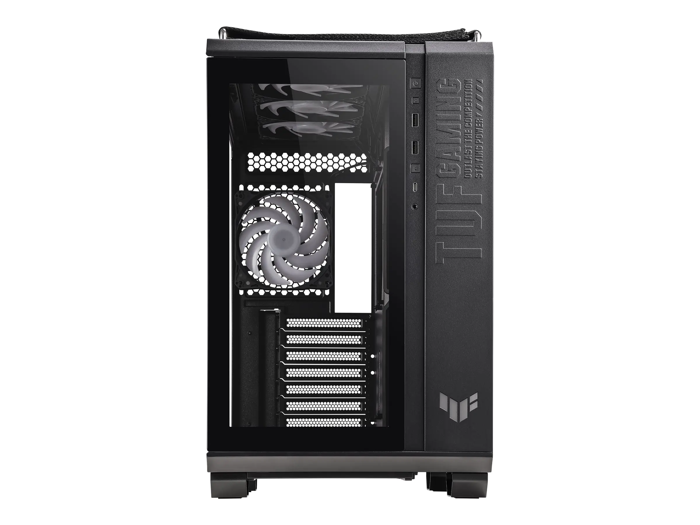 ASUS TUF Gaming GT502 Plus - Mid tower - ATX - Seitenteil mit Fenster (gehärtetes Glas) 90DC0090-B19010