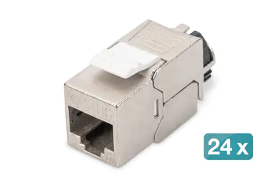 Digitus Professional DN-93617-24 - Modulare Eingabe - CAT 6a - STP - RJ-45 (Packung mit 24)