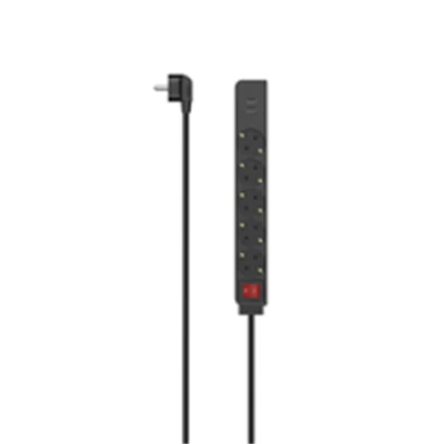 Hama Steckdosenleiste 5-fach USB-A 17W Schalter 1.4 m Schwarz - Steckdosenleiste