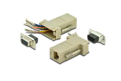 ASSMANN - Serieller RS-232-Adapter - DB-9 (W) zu RJ-45 (W) - beige
