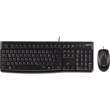 Logitech Desktop MK120 - Tastatur-und-Maus-Set - USB - Deutsch Logitech Desktop MK120 - Tastatur-und-Maus-Set - USB - Deutsch