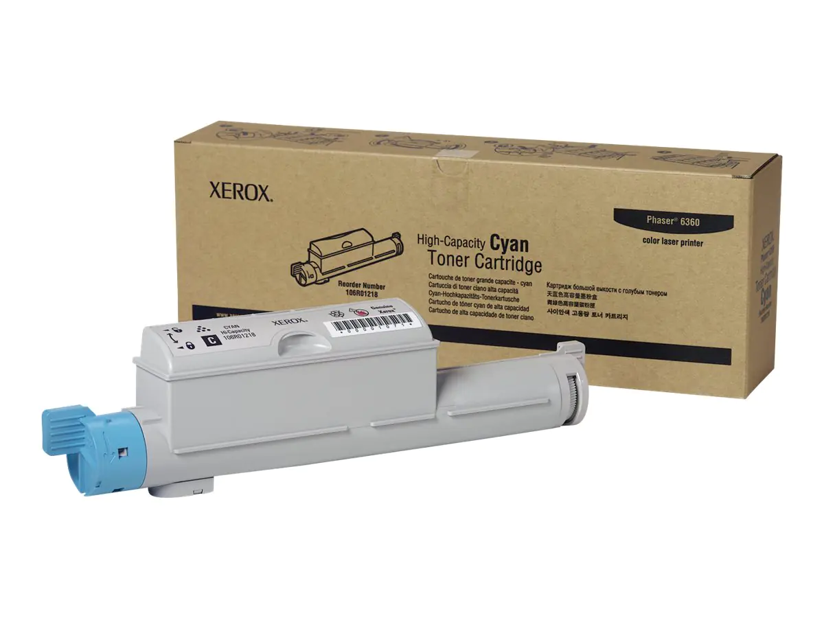 Xerox Phaser 6360 - Mit hoher Kapazität - Cyan - Original - Tonerpatrone - für Phaser 6360DA, 6360DB, 6360DN, 6360DT, 6360DX, 6360N