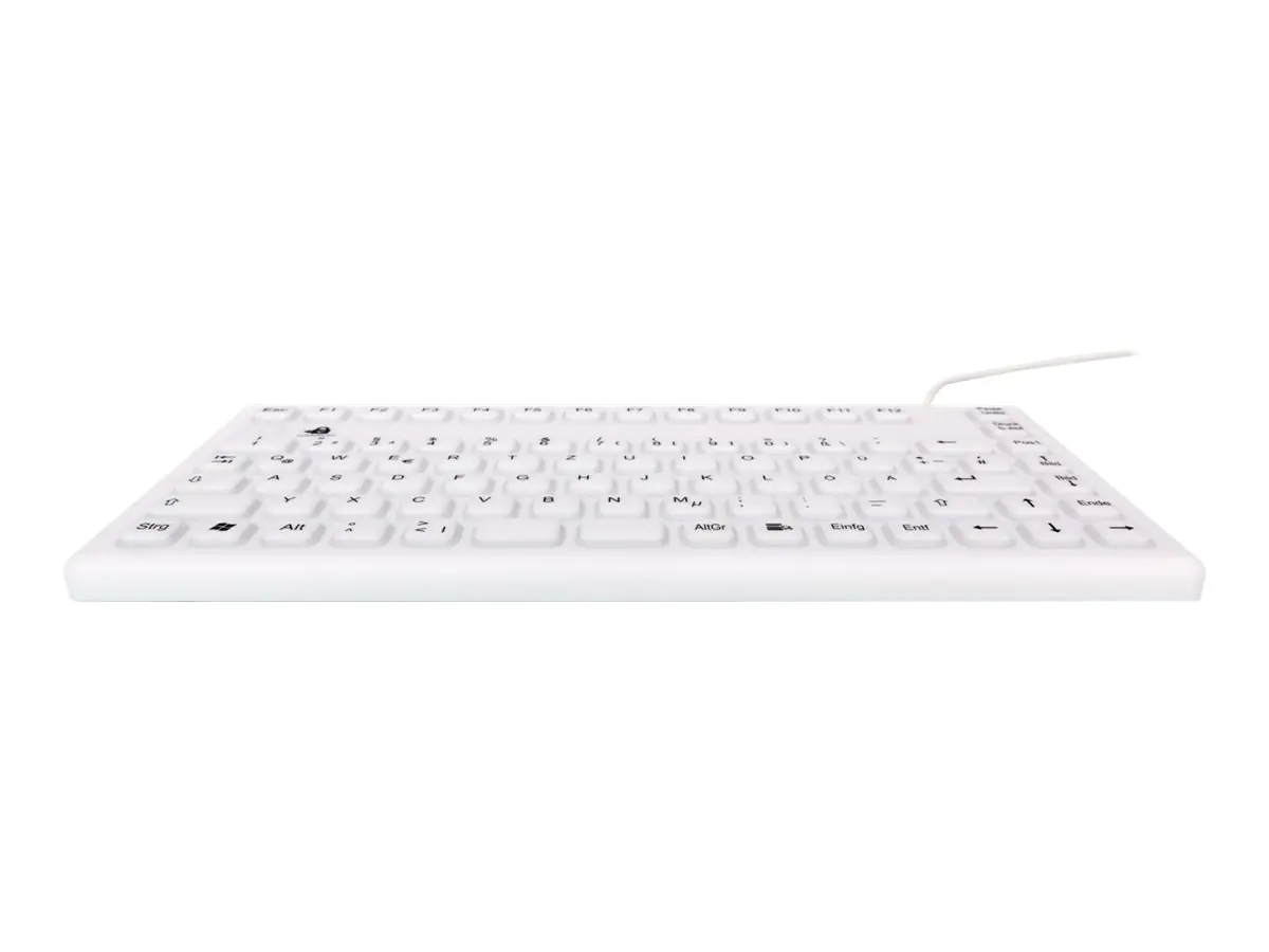 InduKey TKG-086-IP68-WHITE - Tastatur - USB - USA/Europa - weiß