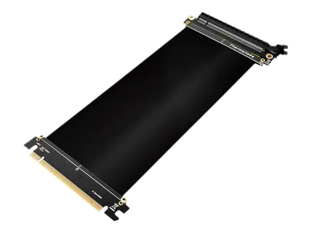 Thermaltake Gaming - PCI Express x16 Kabel - 164 pin PCI Express (M) bis 164 pin PCI Express (W) - 20 cm - Schwarz