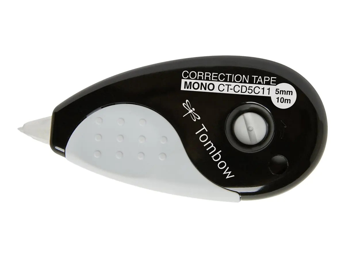 Tombow Korrekturroller Grip CT-CD5C11 5mmx10m schwarz/weiß