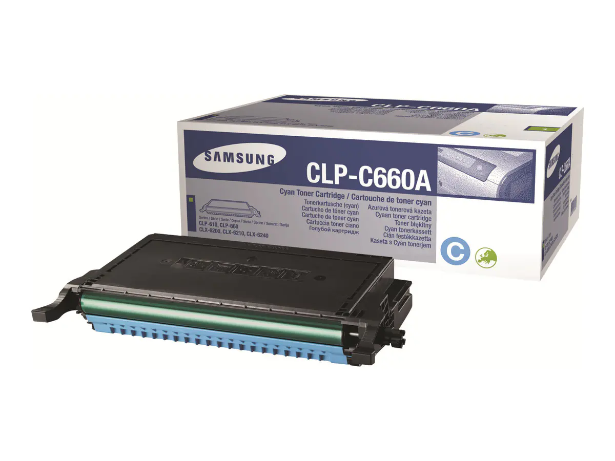 Samsung CLP-C660A - Cyan - Original - Tonerpatrone - für CLP-610ND, 660ND; CLX-6200FX, 6200ND, 6210FX, 6240FX