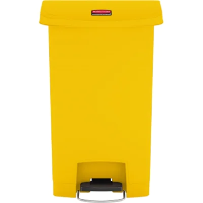 Rubbermaid Tretabfalleimer Slim Jim 1883575 Kunststoff 50l gelb Rubbermaid Tretabfalleimer Slim Jim 1883575 Kunststoff 50l gelb