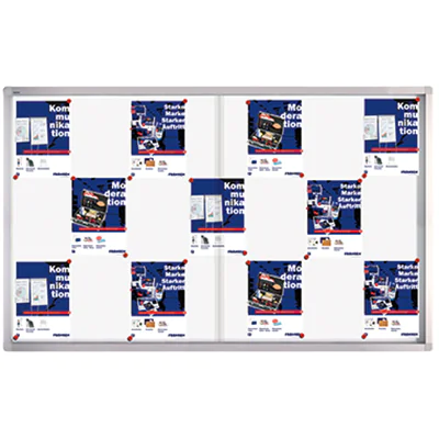 Franken Schaukasten PRO SK6121 Schiebtür für 21x DIN A4 Aluminium Franken Schaukasten PRO SK6121 Schiebtür für 21x DIN A4 Aluminium