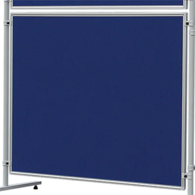 Franken Stellwand-Tafel EL-UTF15 03 150x120cm (HxB) beids. Filz blau Franken Stellwand-Tafel EL-UTF15 03 150x120cm (HxB) beids. Filz blau