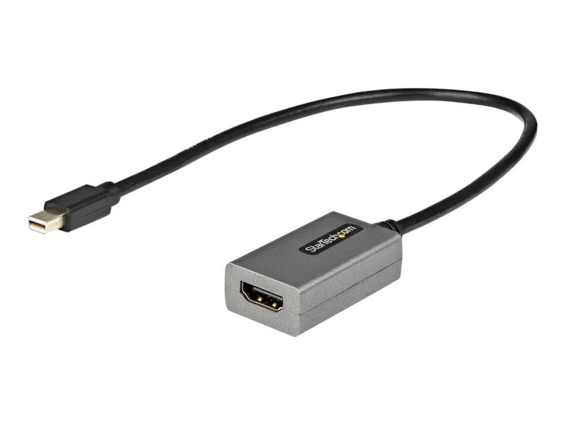 StarTech Mini DisplayPort auf HDMI Adapter - mDP auf HDMI Adapter Dongle - 1080p - Mini DisplayPort 1.2 auf HDMI Monitor/Display - Mini DP auf HDMI Videokonverter - 30cm Kabel (MDP2HDEC) - Videoadapter - Mini DisplayPort männlich zu HDMI weiblich - 30 cm StarTech Mini DisplayPort auf HDMI Adapter - mDP auf HDMI Adapter Dongle - 1080p - Mini DisplayPort 1.2 auf HDMI Monitor/Display - Mini DP auf HDMI Videokonverter - 30cm Kabel (MDP2HDEC) - Videoadapter - Mini DisplayPort männlich zu HDMI weiblich - 30 cm