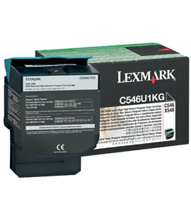 Lexmark Toner C546U1KG schwarz 8.000 Seiten 1 Stück