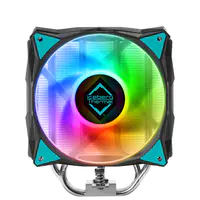 Iceberg Thermal IceSleet G4OC - Prozessor-Luftkühler - (für: LGA775, AM2, AM2+, LGA1366, AM3, AM3+, FM1, FM2, FM2+, AM4, LGA1200, LGA1700, AM5, LGA115x Socket) - Aluminium - 120 mm - Schwarz