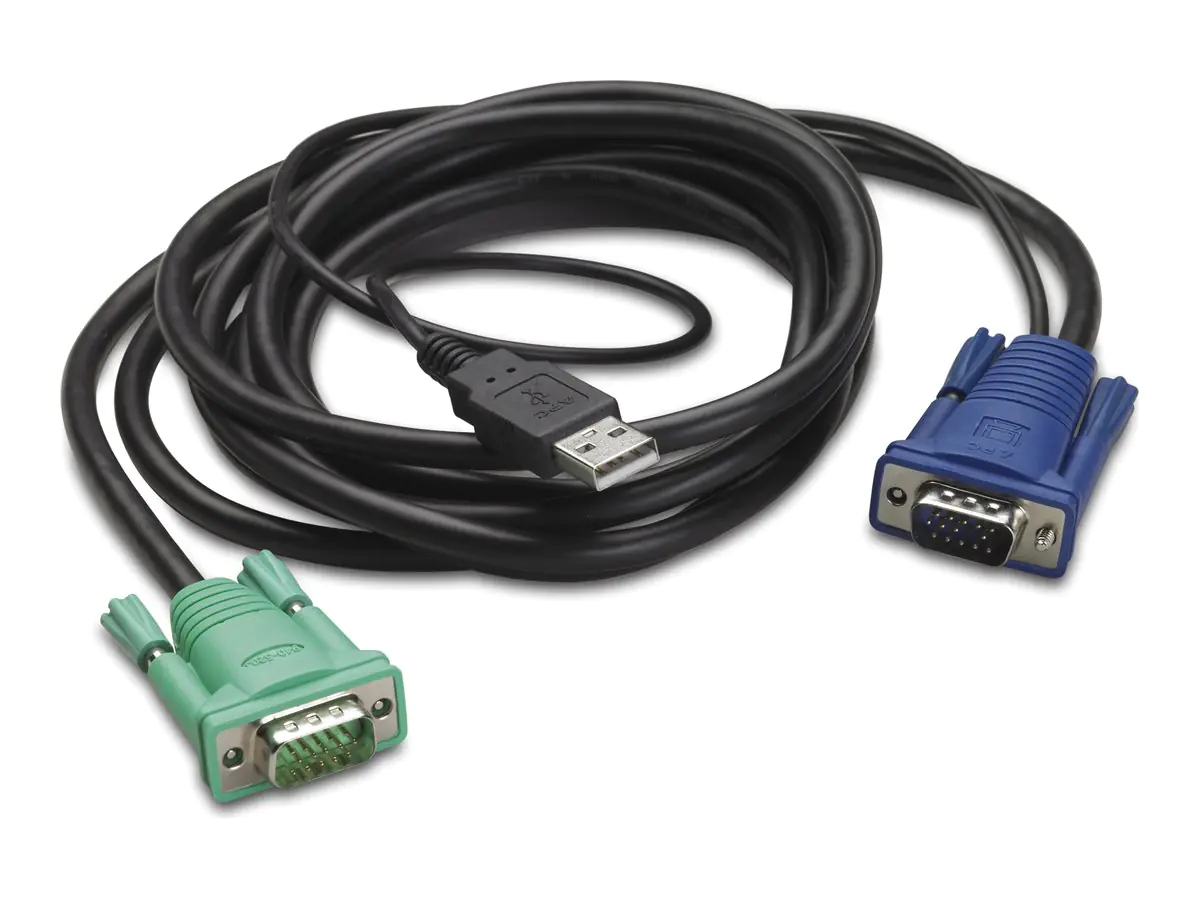 APC - Tastatur- / Video- / Maus- (KVM-) Kabel - USB, HD-15 (VGA) (M) zu HD-15 (VGA) (M) - 1.83 m - für P/N: AP5201, AP5202, AP5808, AP5816, KVM1116R