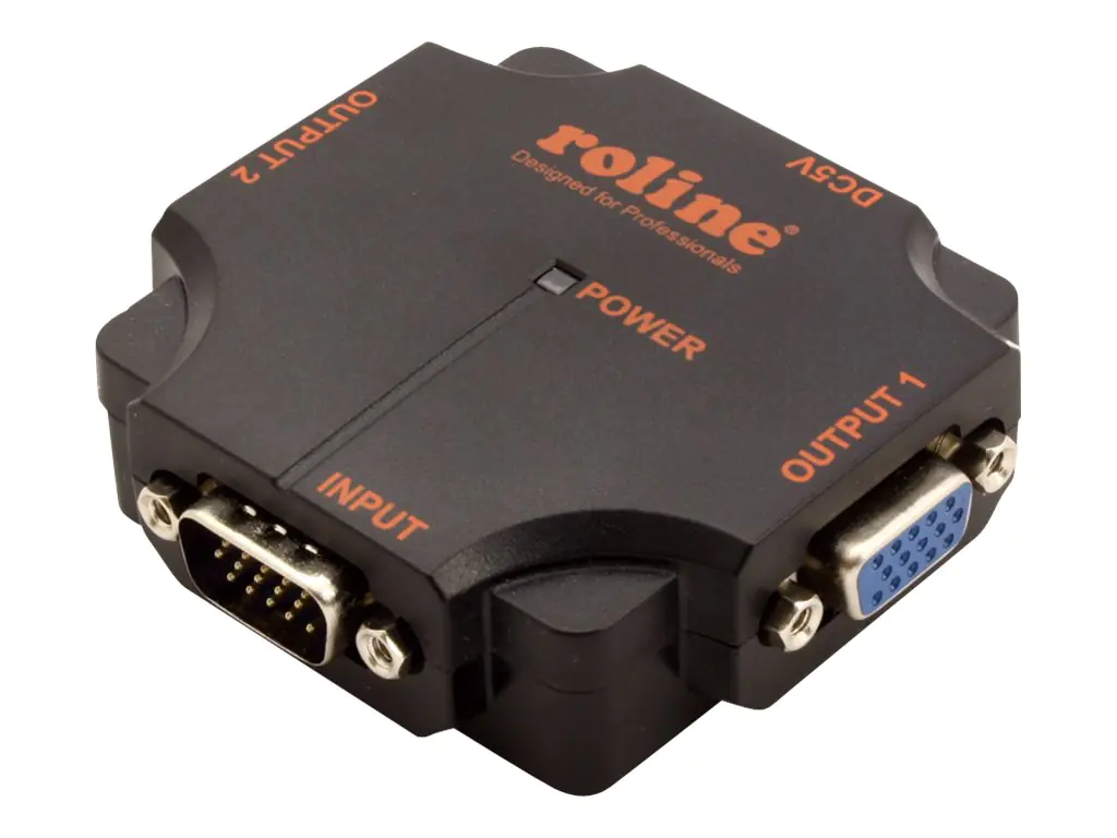 ROLINE VGA Video Splitter - Video-Verteiler - 2 x VGA