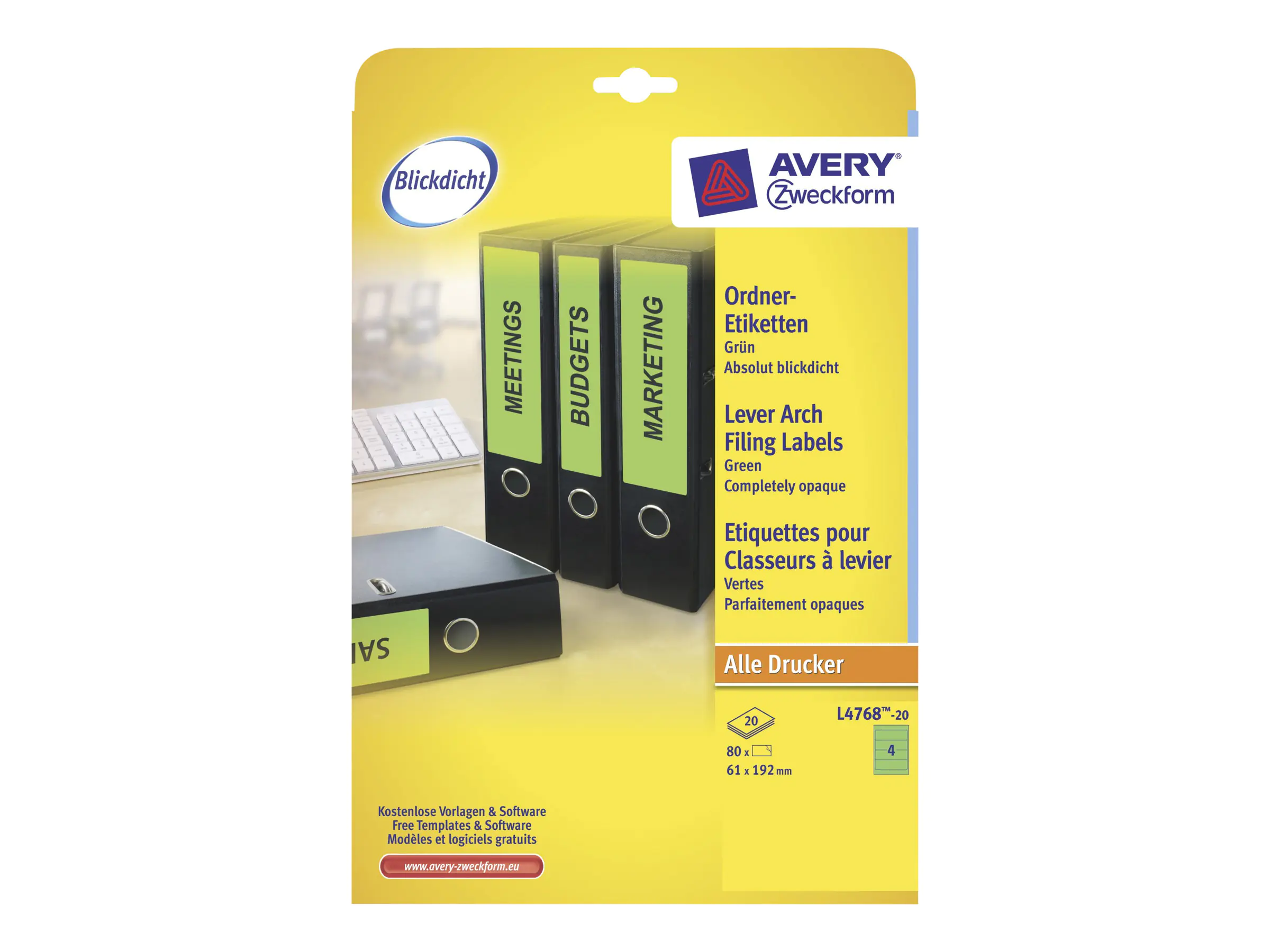 Avery Zweckform A L4768-20
