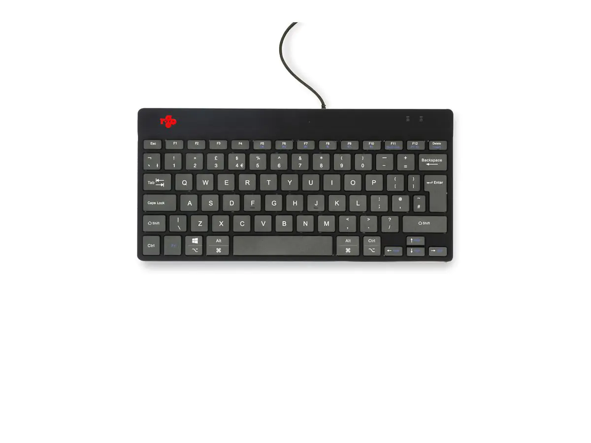 R-Go Ergonomische Tastatur Compact break - Tastatur RGOCOUKWDBL