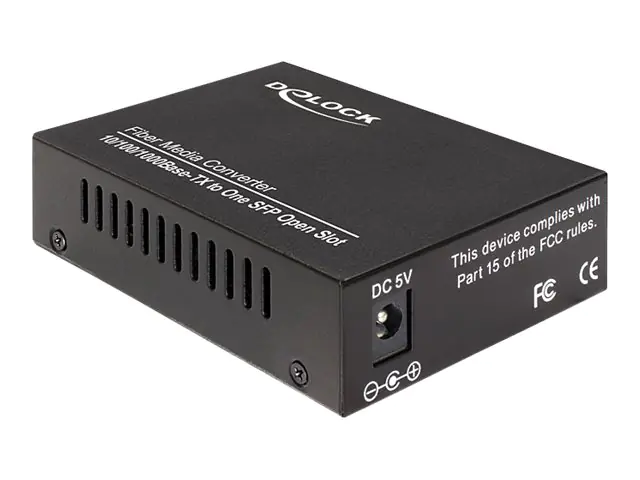 Delock Media Converter 1000Base-T to SFP - Medienkonverter - 1GbE - 10Base-T, 1000Base-LX, 1000Base-SX, 100Base-TX, 1000Base-T - RJ-45 / SFP (mini-GBIC) Delock Media Converter 1000Base-T to SFP - Medienkonverter - 1GbE - 10Base-T, 1000Base-LX, 1000Base-SX, 100Base-TX, 1000Base-T - RJ-45 / SFP (mini-GBIC)
