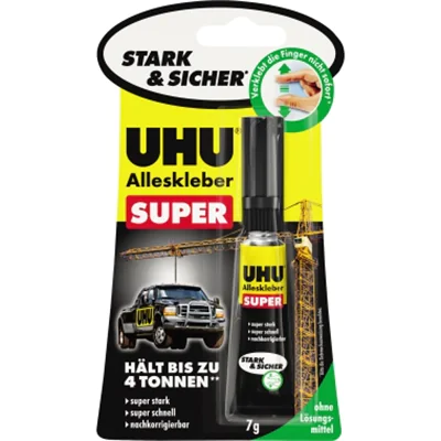 UHU Alleskleber SUPER Strong & Safe 46960 7g UHU Alleskleber SUPER Strong & Safe 46960 7g