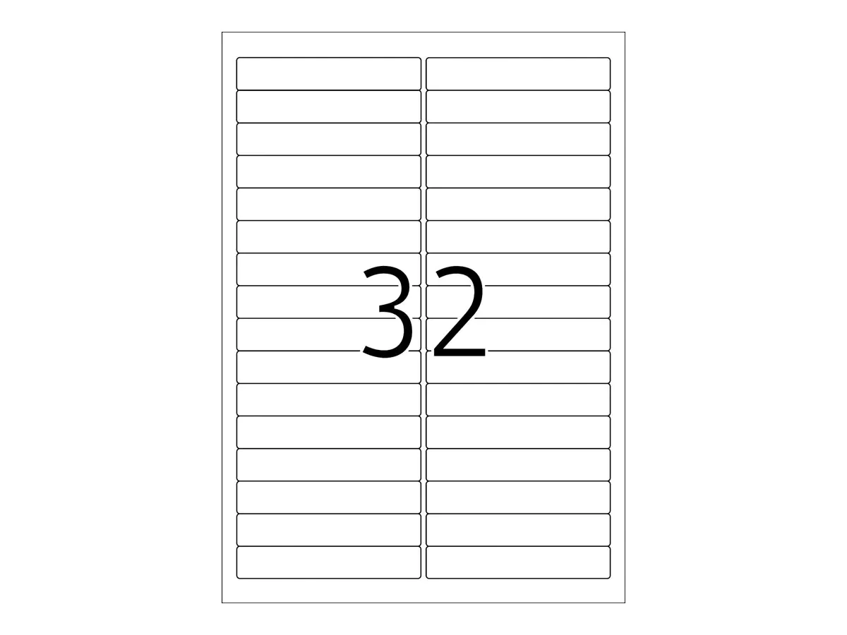 HERMA Etikett Movables 4209 96x16,9mm weiß 800 St./Pack.