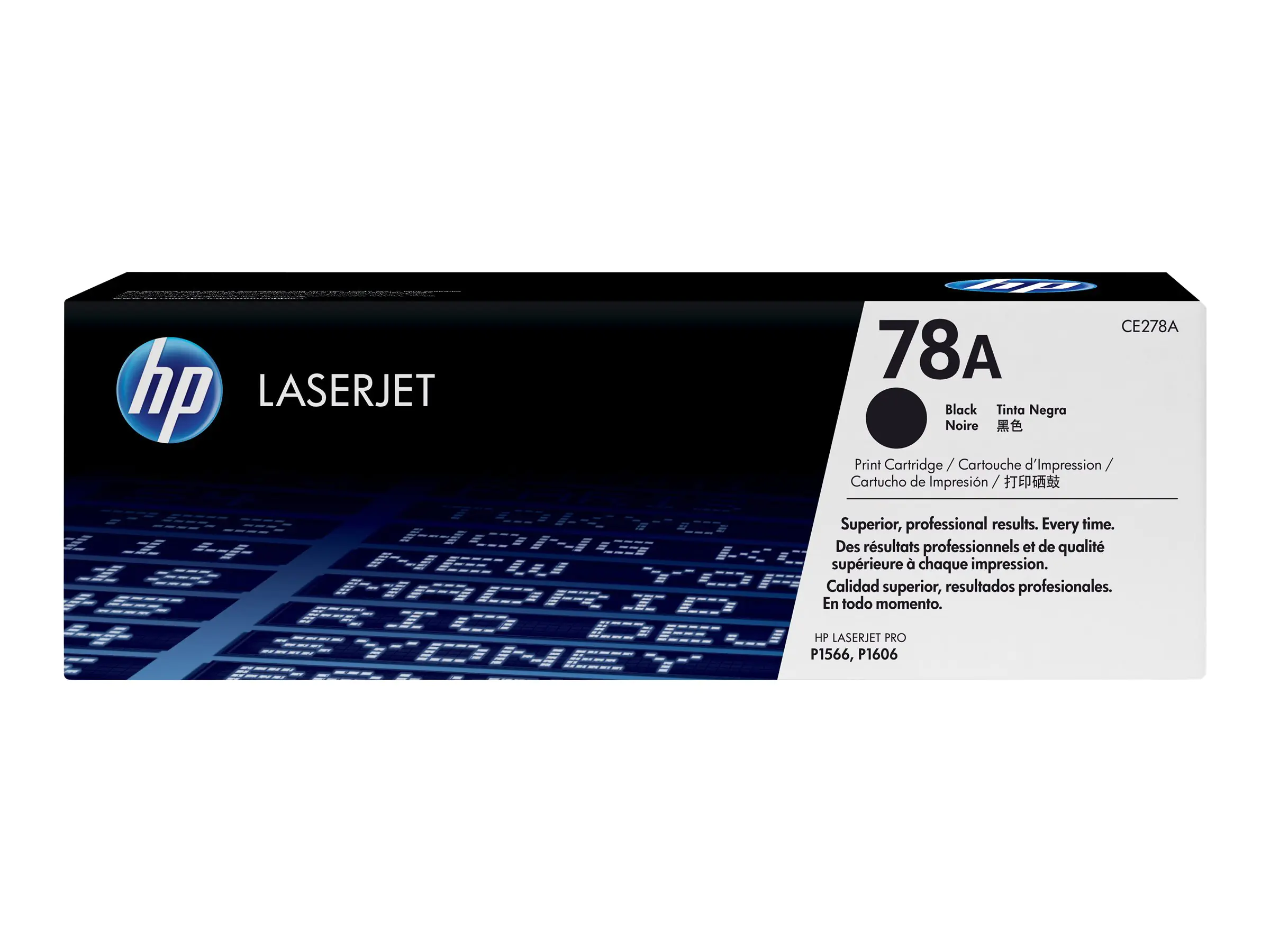 HP 78A Schwarz Original LaserJet Tonerkartusche, 2100 Seiten, Schwarz, 1 Stück(e) CE278A