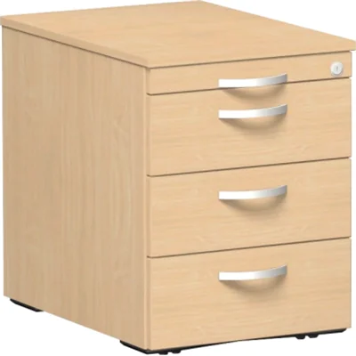 Geramöbel Rollcontainer Flex S-530151-BB 438x565x600mm buche Geramöbel Rollcontainer Flex S-530151-BB 438x565x600mm buche