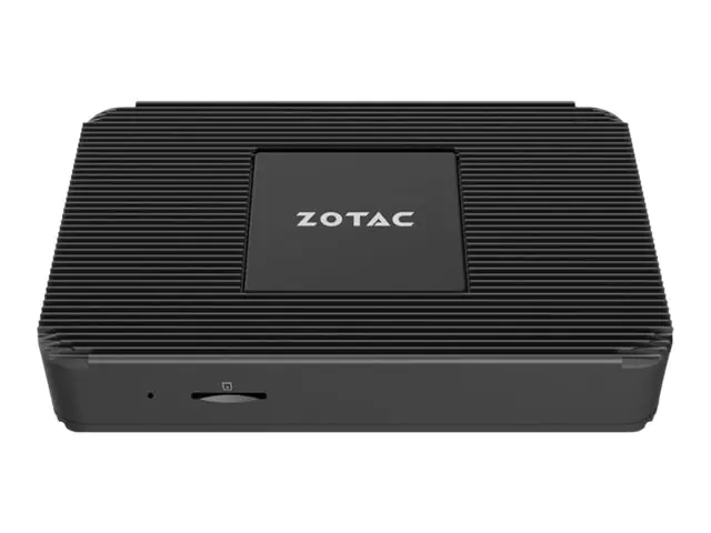 ZOTAC ZBOX P Series PI336 pico - Mini-PC - Celeron N6211 / 1.2 GHz - RAM 4 GB - SSD - eMMC 128 GB - UHD Graphics - 1GbE, Wi-Fi 6E, Bluetooth 5.2 - WLAN: 802.11a/b/g/n/ac/ax (Wi-Fi 6E) ZBOX-PI336-W5C