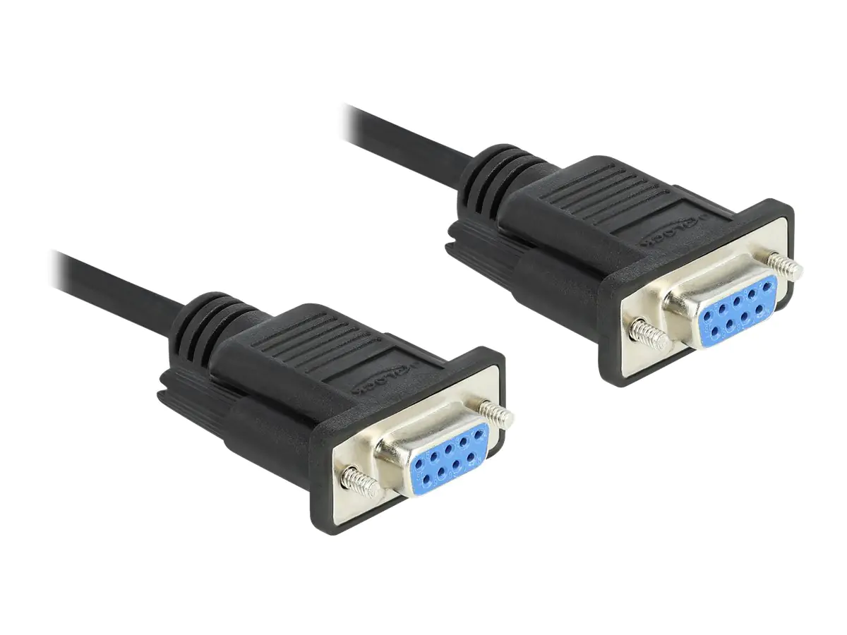 Delock Kabel seriell - DB-9 (W) zu DB-9 (W) 87786