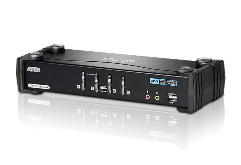 ATEN CubiQ CS1784A - KVM-/Audio-Switch - 4 x KVM/Audio - 1 lokaler Benutzer - Desktop ATEN CubiQ CS1784A - KVM-/Audio-Switch - 4 x KVM/Audio - 1 lokaler Benutzer - Desktop
