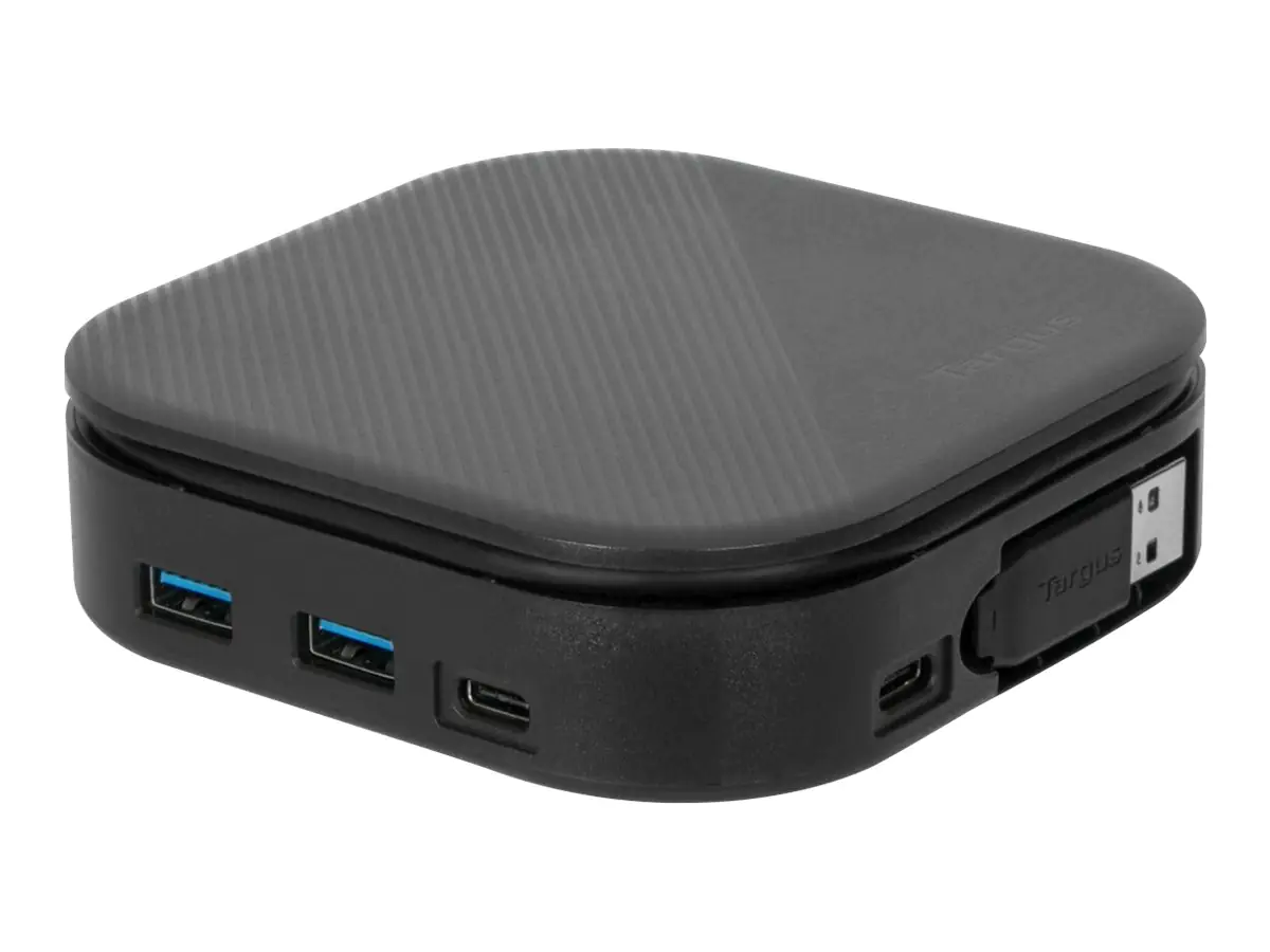 Targus USB-C Universal Dual HD Docking Station with 80W PD Pass-Thru - Dockingstation - USB-C 3.2 Gen 2 - 2 x HDMI - 1GbE - TAA-konform