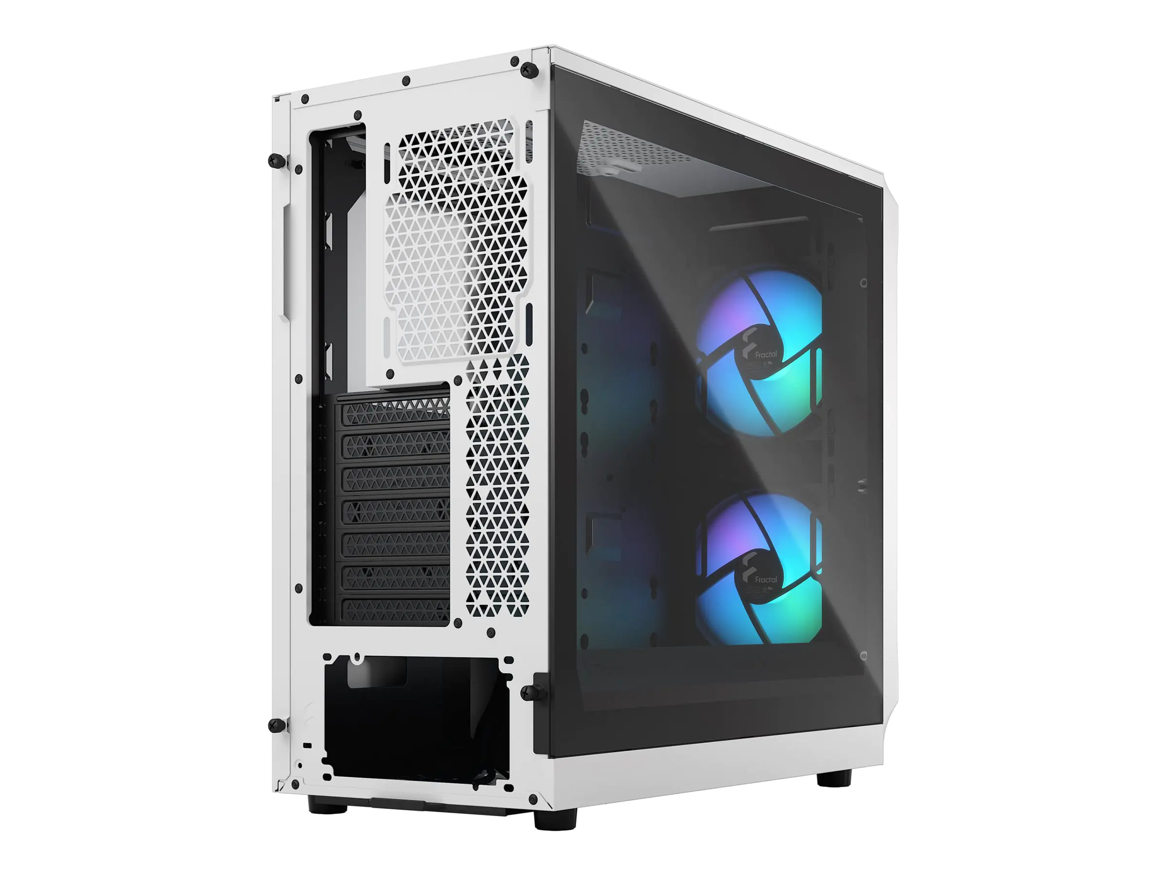 Fractal Design Focus 2 RGB - Tower - ATX - Seitenteil mit Fenster (gehärtetes Glas) FD-C-FOC2A-04