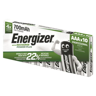 Energizer Akku Recharge PowerPlus E300626404 700 mAh AAA /HR3 10 St. Energizer Akku Recharge PowerPlus E300626404 700 mAh AAA /HR3 10 St.
