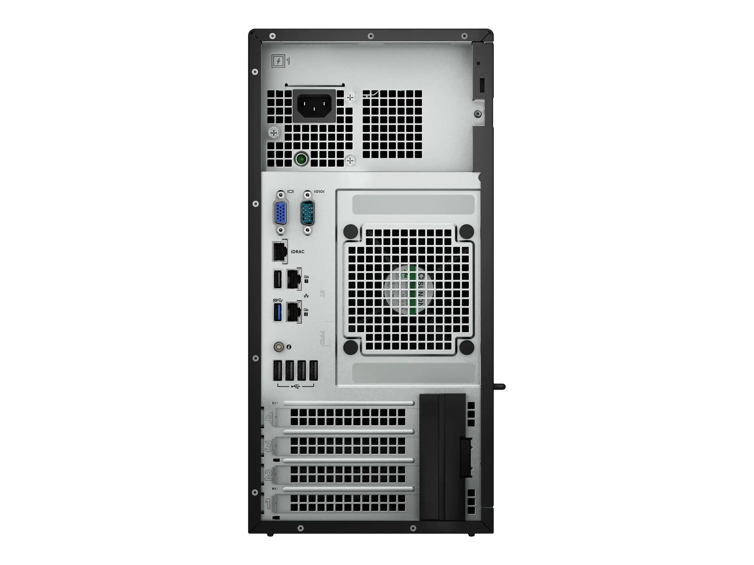 Dell PowerEdge T150 - Server - MT - 1-Weg - 1 x Xeon E-2314 / 2.8 GHz - RAM 16 GB - HDD 2 TB - Matrox G200 - 1GbE - kein Betriebssystem - Monitor: keiner - Schwarz - BTP - mit 3 Jahre Basis Vor-Ort