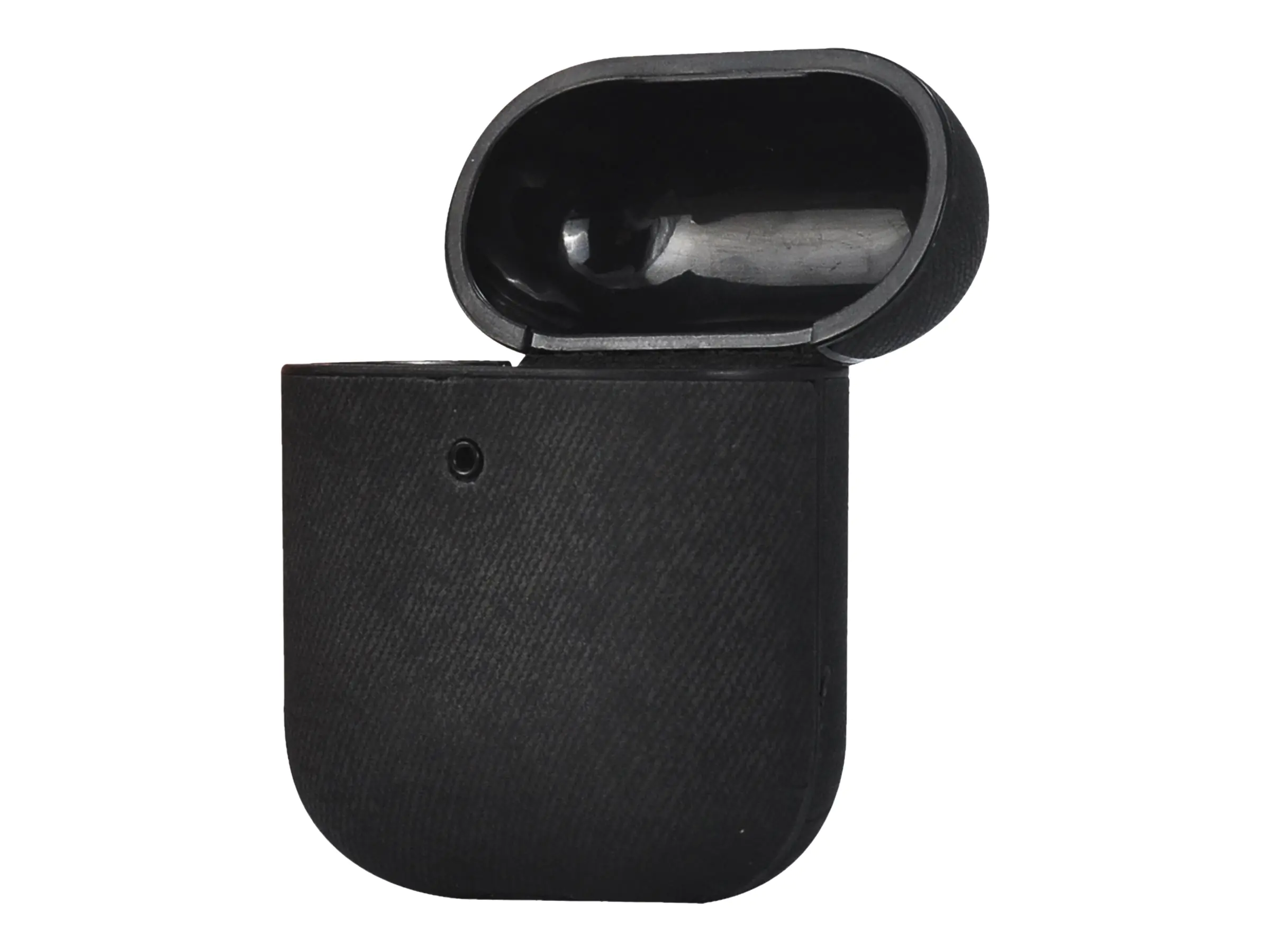 TerraTec Air Box - Tasche für Kopfhöhrer - Polycarbonat - schwarzer Stoff - für Apple AirPods (1. Generation, 2. Generation) 306849