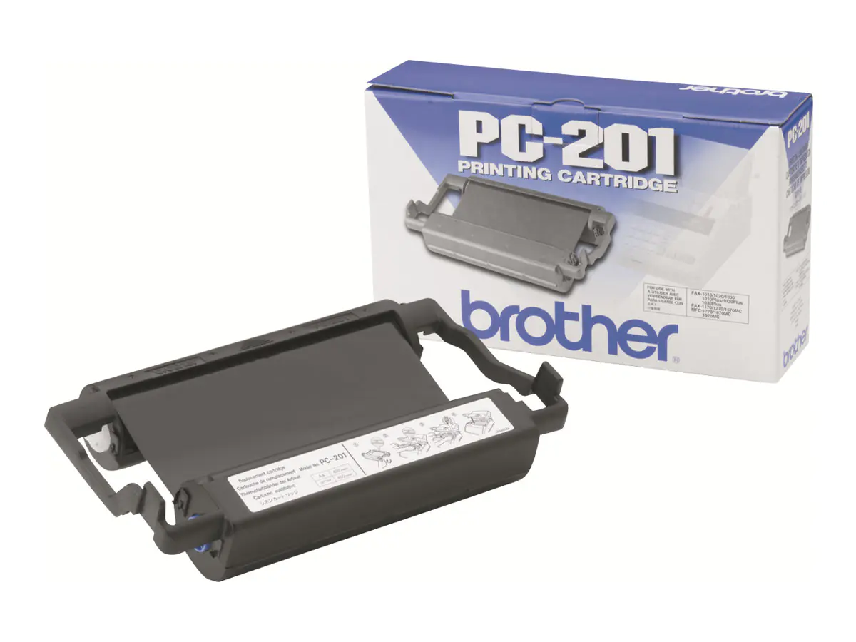 Brother PC201 - Schwarz - Farbband - für Brother MFC-1770, MFC-1780, MFC-1870, MFC-1970; IntelliFAX 1170, 1270, 1570, 1575 Brother PC201 - Schwarz - Farbband - für Brother MFC-1770, MFC-1780, MFC-1870, MFC-1970; IntelliFAX 1170, 1270, 1570, 1575