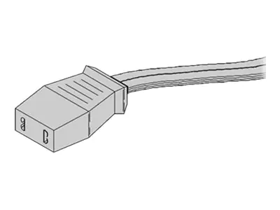 SCHROFF Netzkabel für Lüfter - FASTON 2.8 x 0.5 mm (W) 21101246