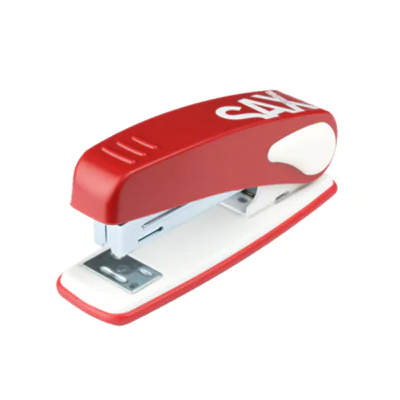 Sax Heftgerät Design M 24/6, 26/6 fest/lösbar/nageln 25 Bl. (80 g/m²) Metall/Kunststoff rot