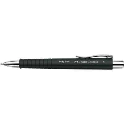 Faber-Castell Kugelschreiber POLY BALL 241199 M Mine bl Schaft sw Faber-Castell Kugelschreiber POLY BALL 241199 M Mine bl Schaft sw